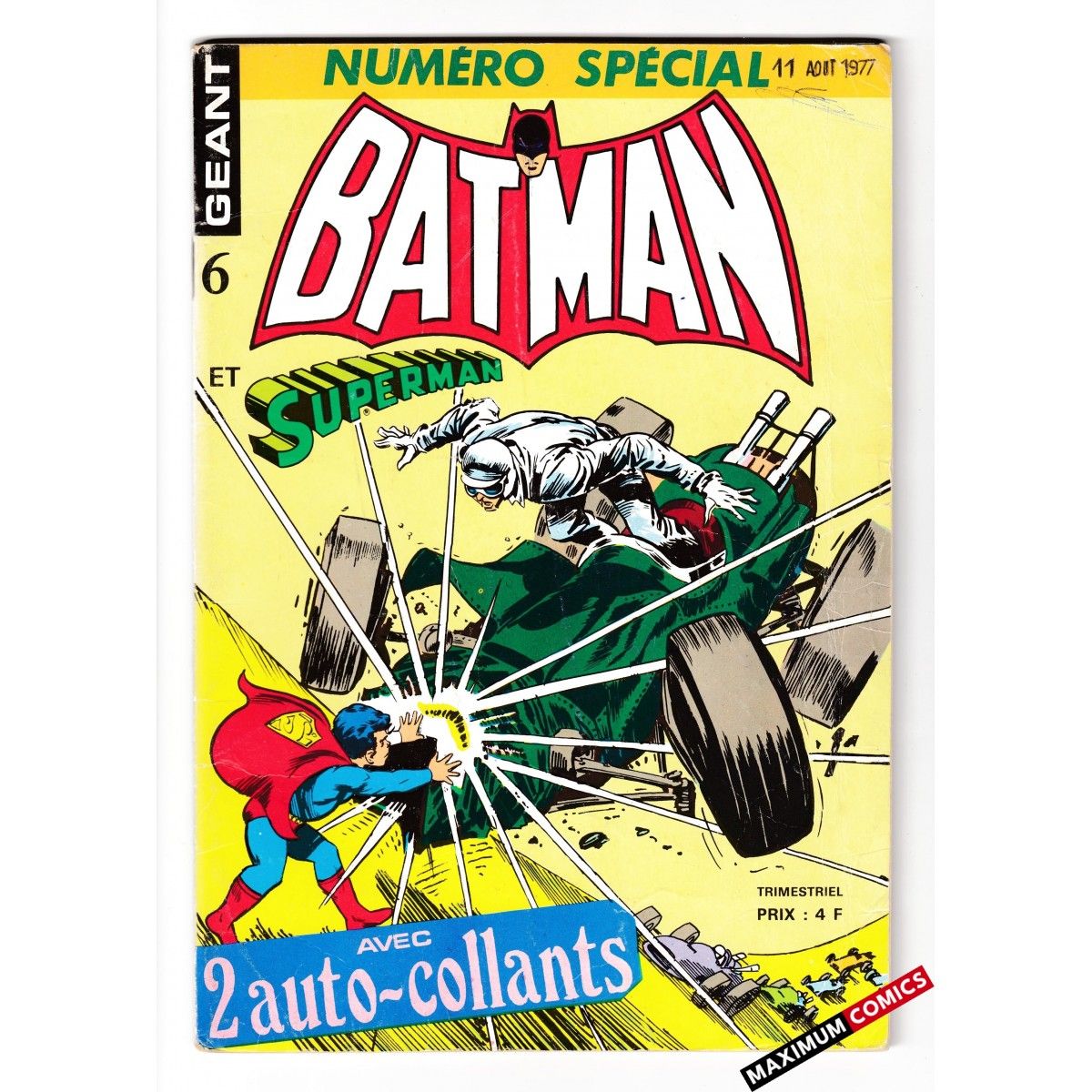 Batman Superman Géant N°10 – DC Comics 1978 – Super Rare Pour Collectionneurs !