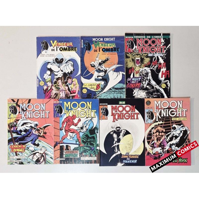 Moon Knight (Arédit / Artima) N° 1 à 7 - Collection Complète