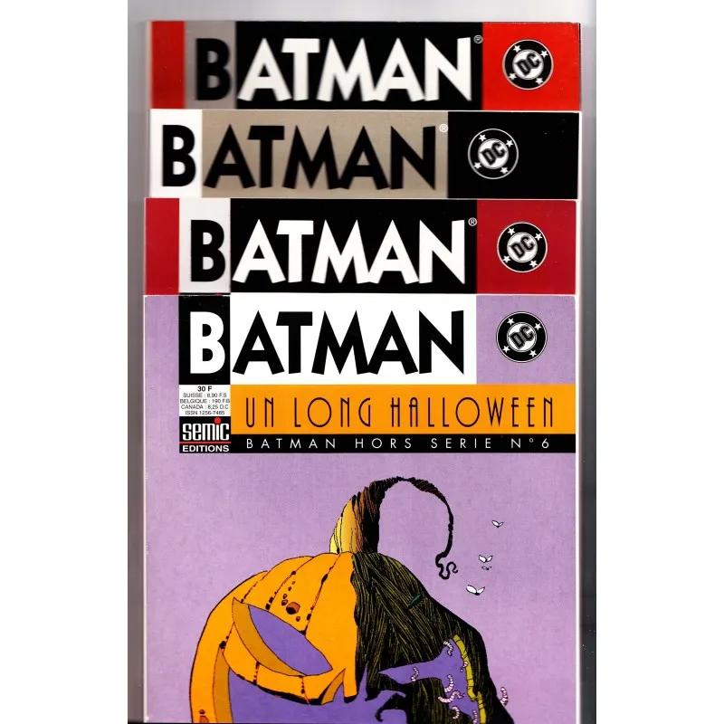 BATMAN HORS SERIE (SEMIC) N°3.4.5 et 6 "UN LONG HALLOWEEN" Collection Complète