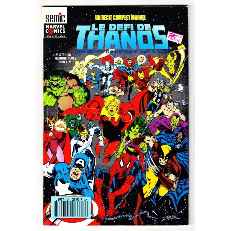 Un Récit Complet Marvel N° 34 - Le Défi de Thanos - 2ème Partie - Comics Marvel