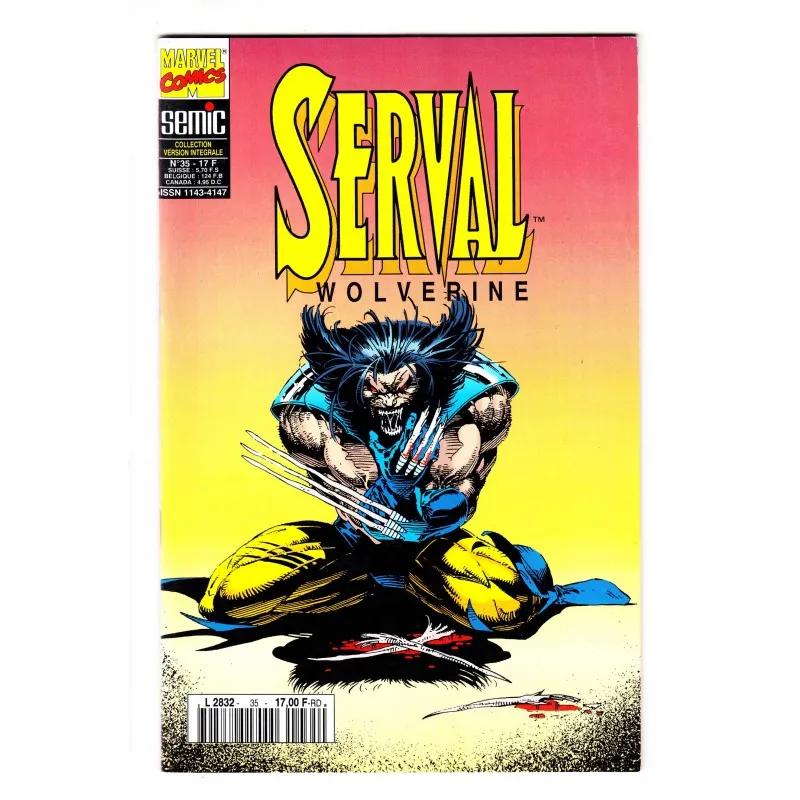 Serval / Wolverine (Semic / Panini) N° 35 - Comics Marvel Serval / Wolverine (Semic / Panini) N° 35 - Comics Marvel